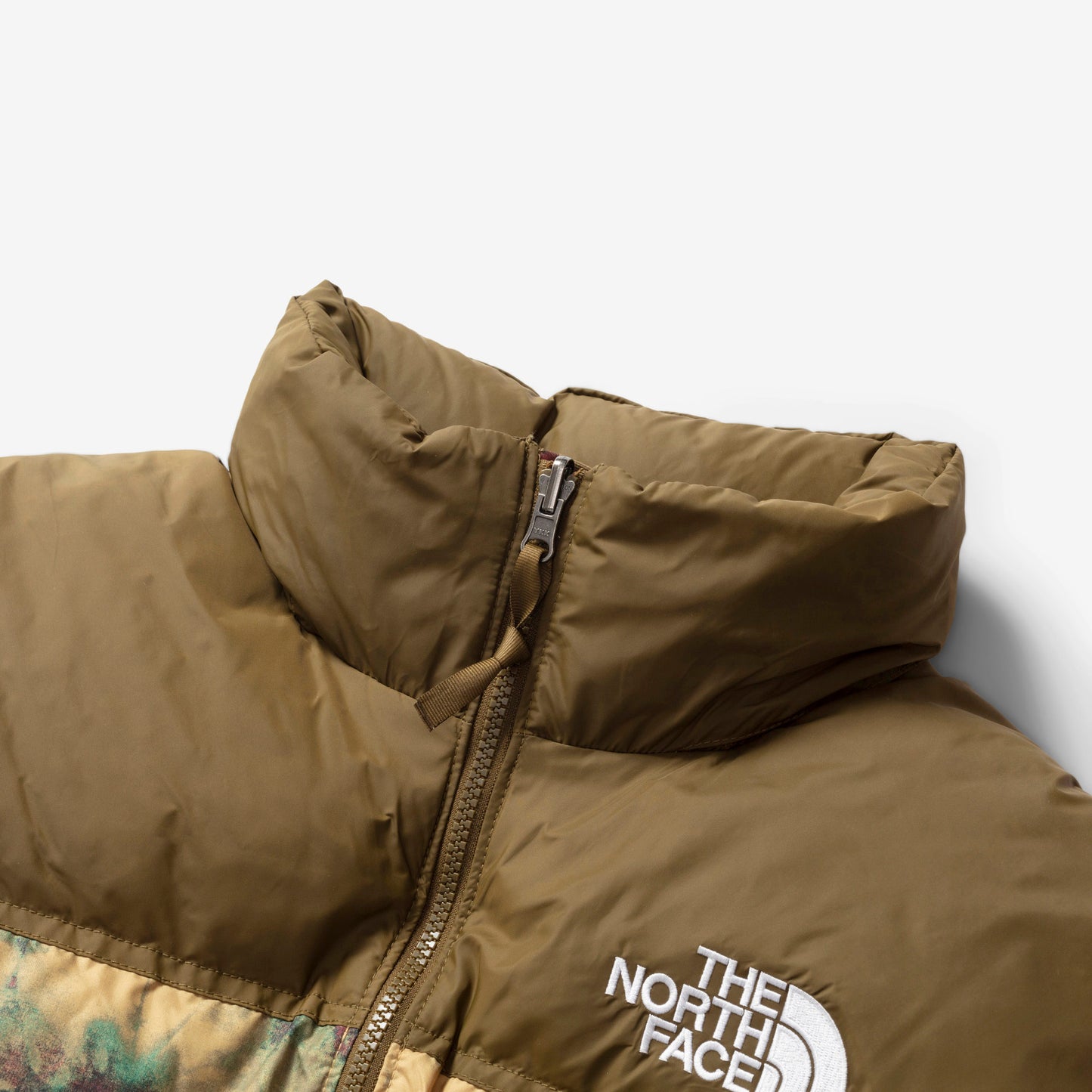 Куртка зимняя The North Face Nuptse 1996 Antelope Tan Ice Dye Print