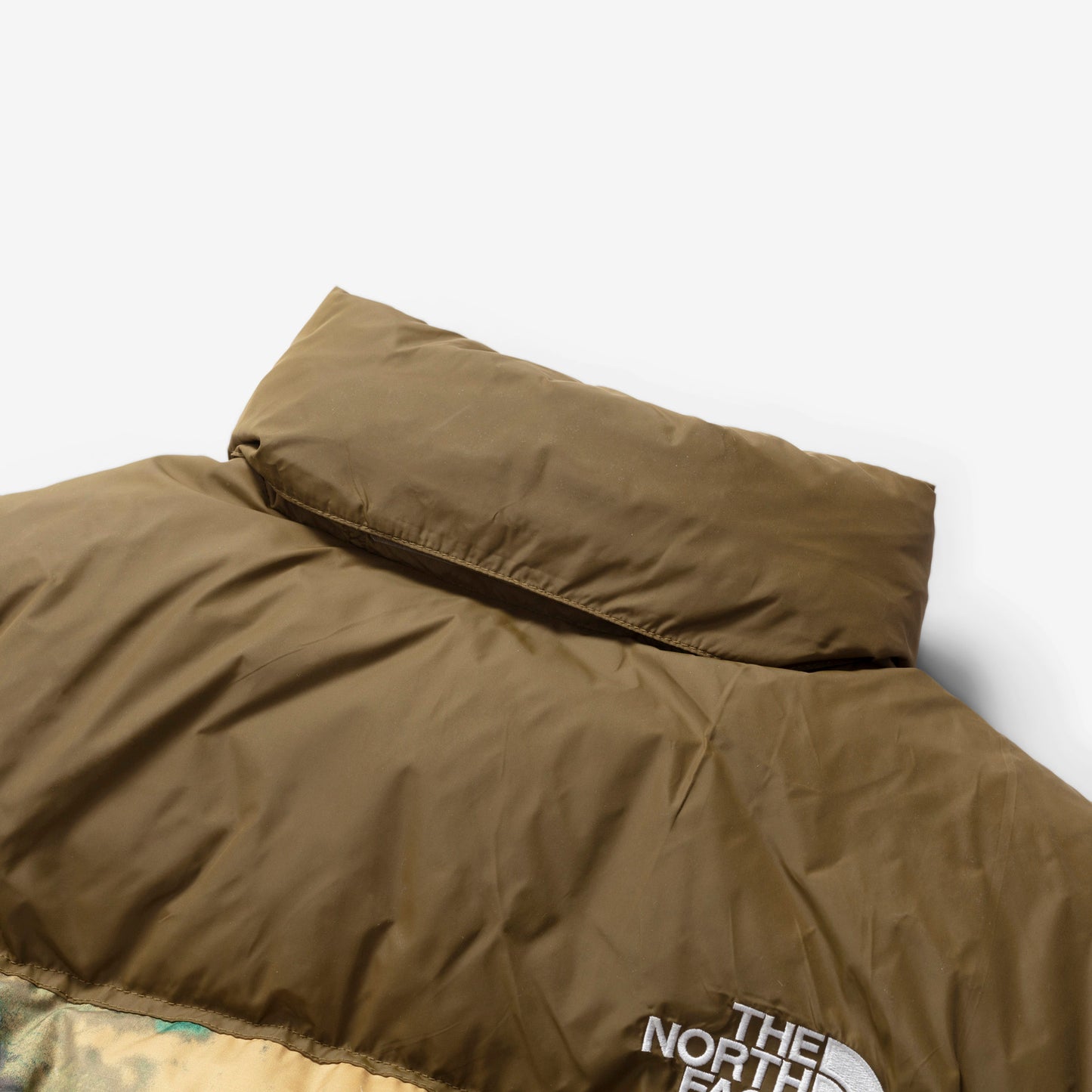Куртка зимняя The North Face Nuptse 1996 Antelope Tan Ice Dye Print
