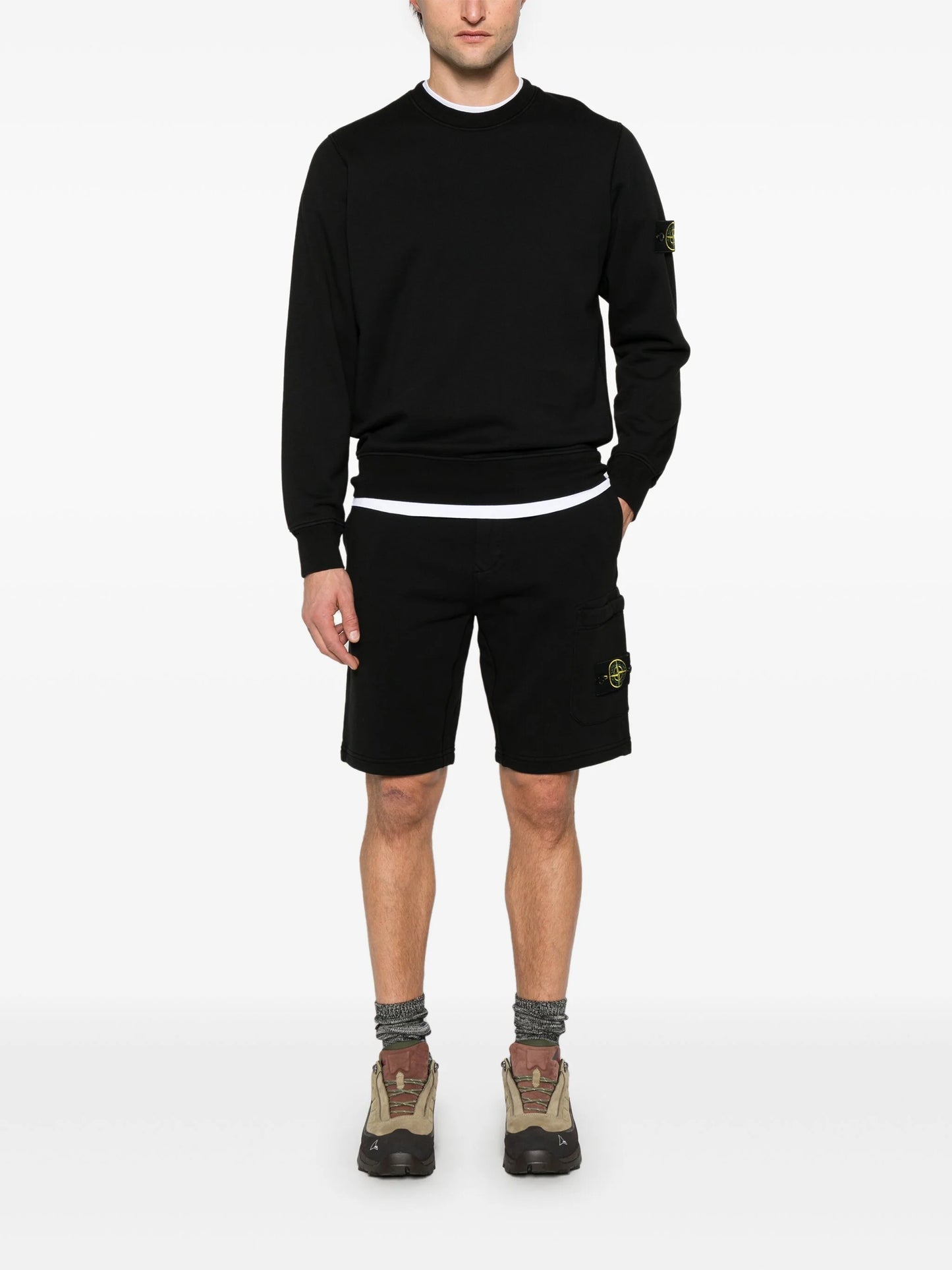 Светр чоловічий Stone Island Logo Patch Crewneck Sweatshirt