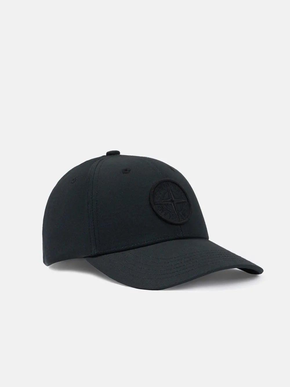 Кепка чоловіча Stone Island Logo Embroidered Cap in Black