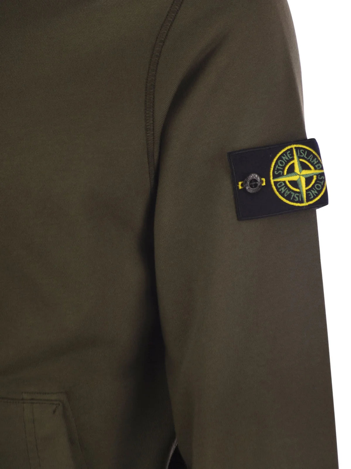 Кофта з капюшоном Stone Island Olive Zip Hoodie