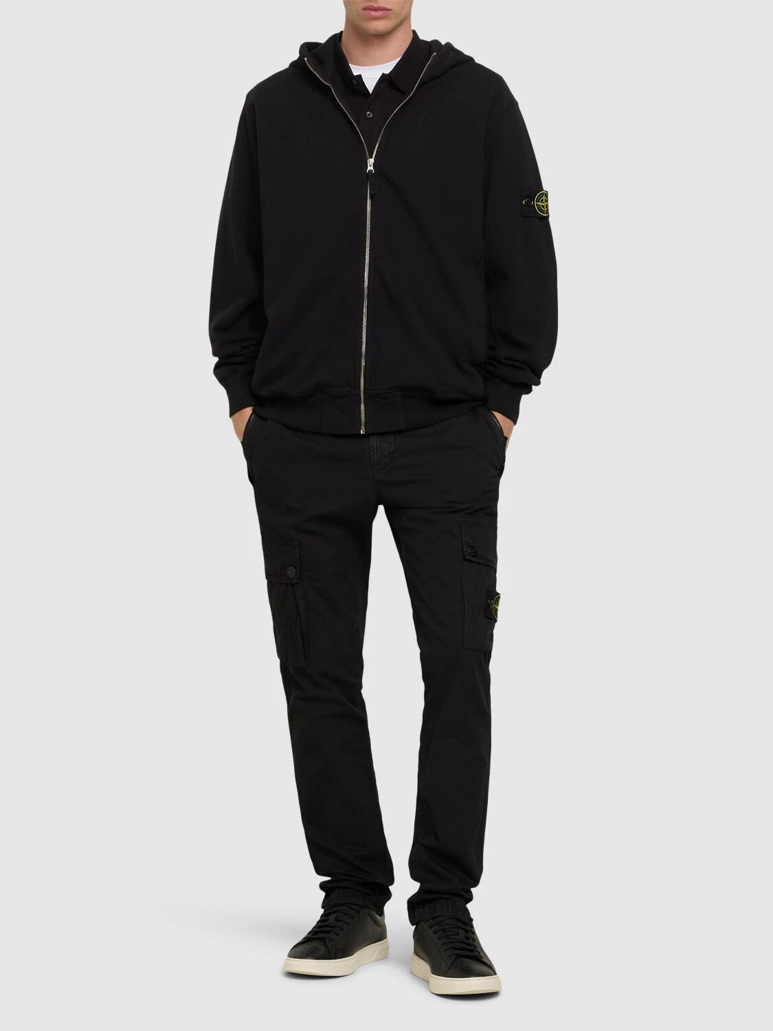 Кофта з капюшоном Stone Island Logo Zip Hoodie