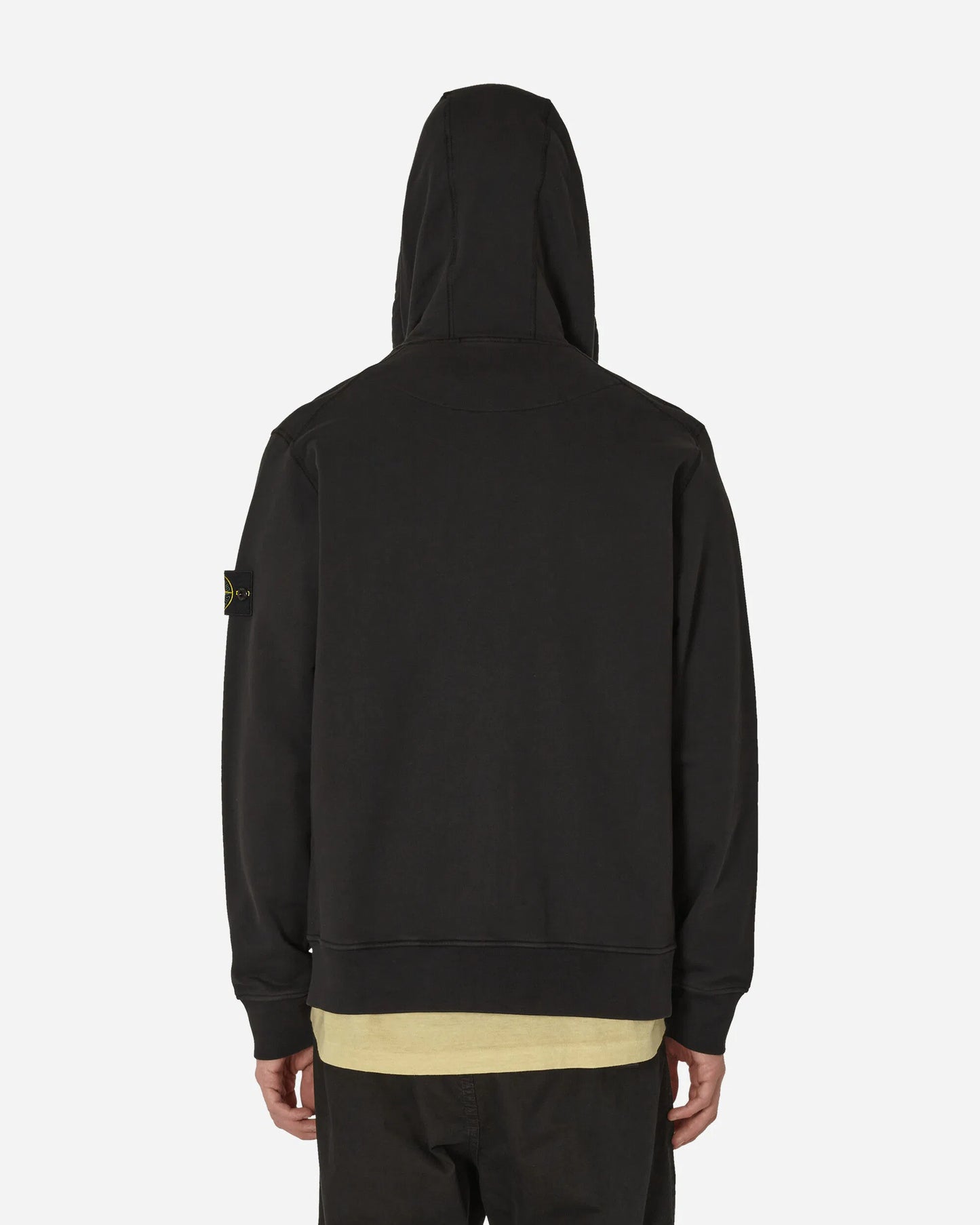 Кофта з капюшоном Stone Island Black Patch Zip Hoodie