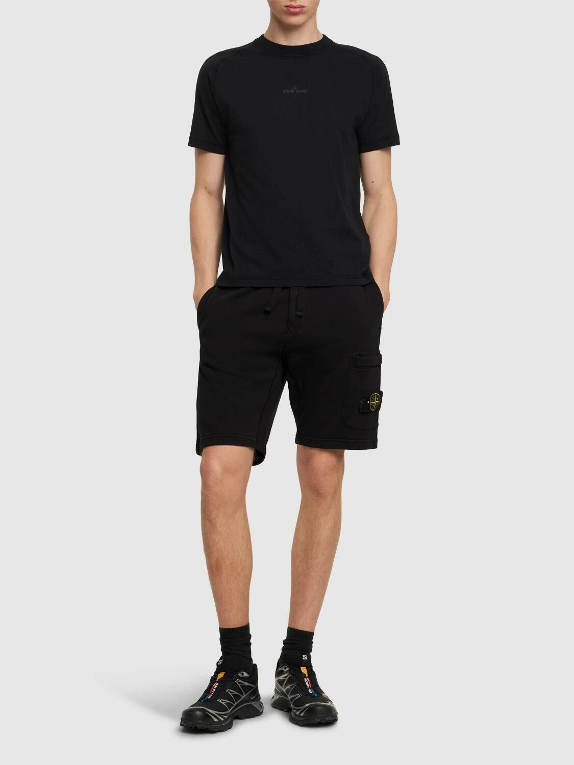 Шорти чоловічі Stone Island Cotton Logo Shorts