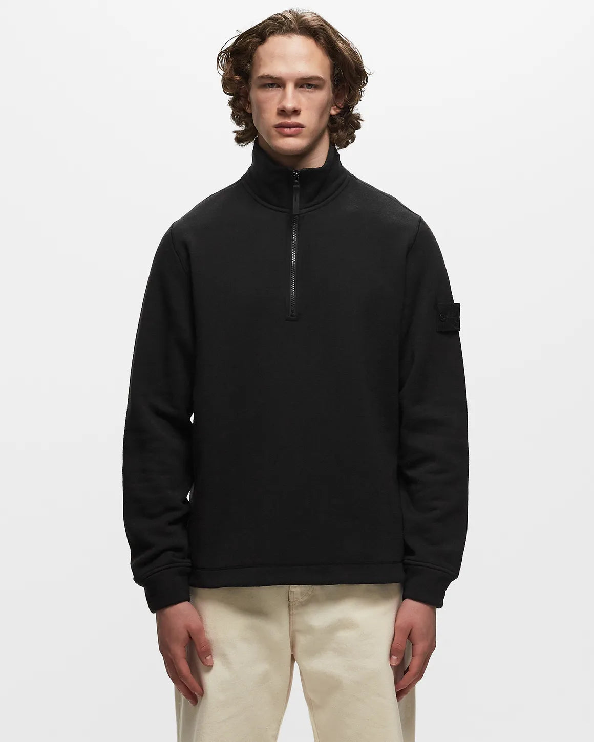 Светр чоловічий STONE ISLAND Ghost Piece Sweatshirt in Black