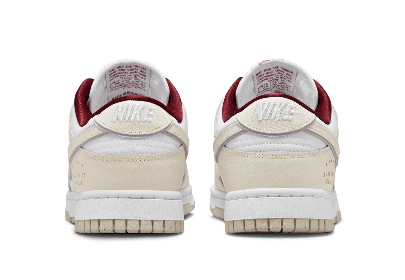 Кроссовки женские Nike Dunk Low Just Do It White Sail