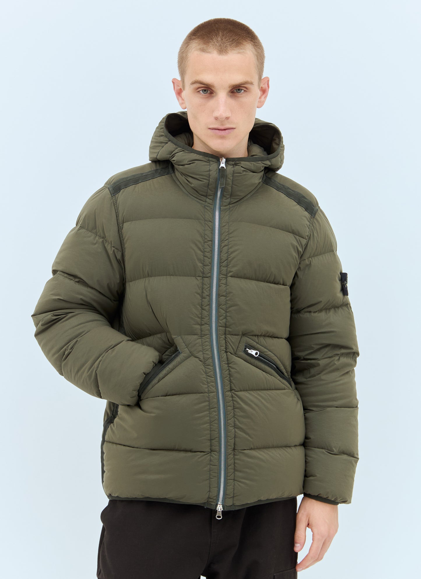 Пуховик чоловічий Stone Island Seamless Tunnel Nylon Down Jacket