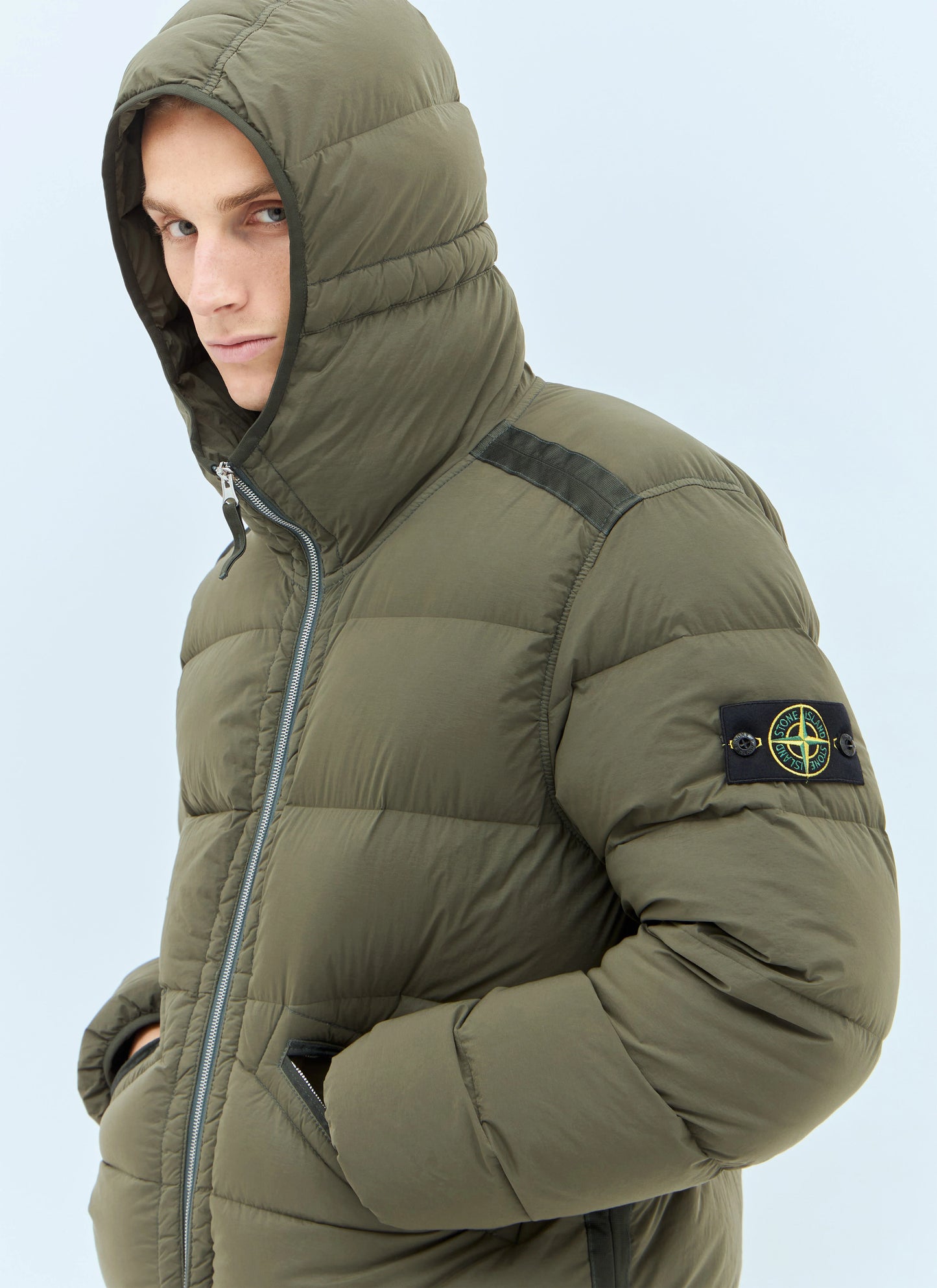 Пуховик чоловічий Stone Island Seamless Tunnel Nylon Down Jacket
