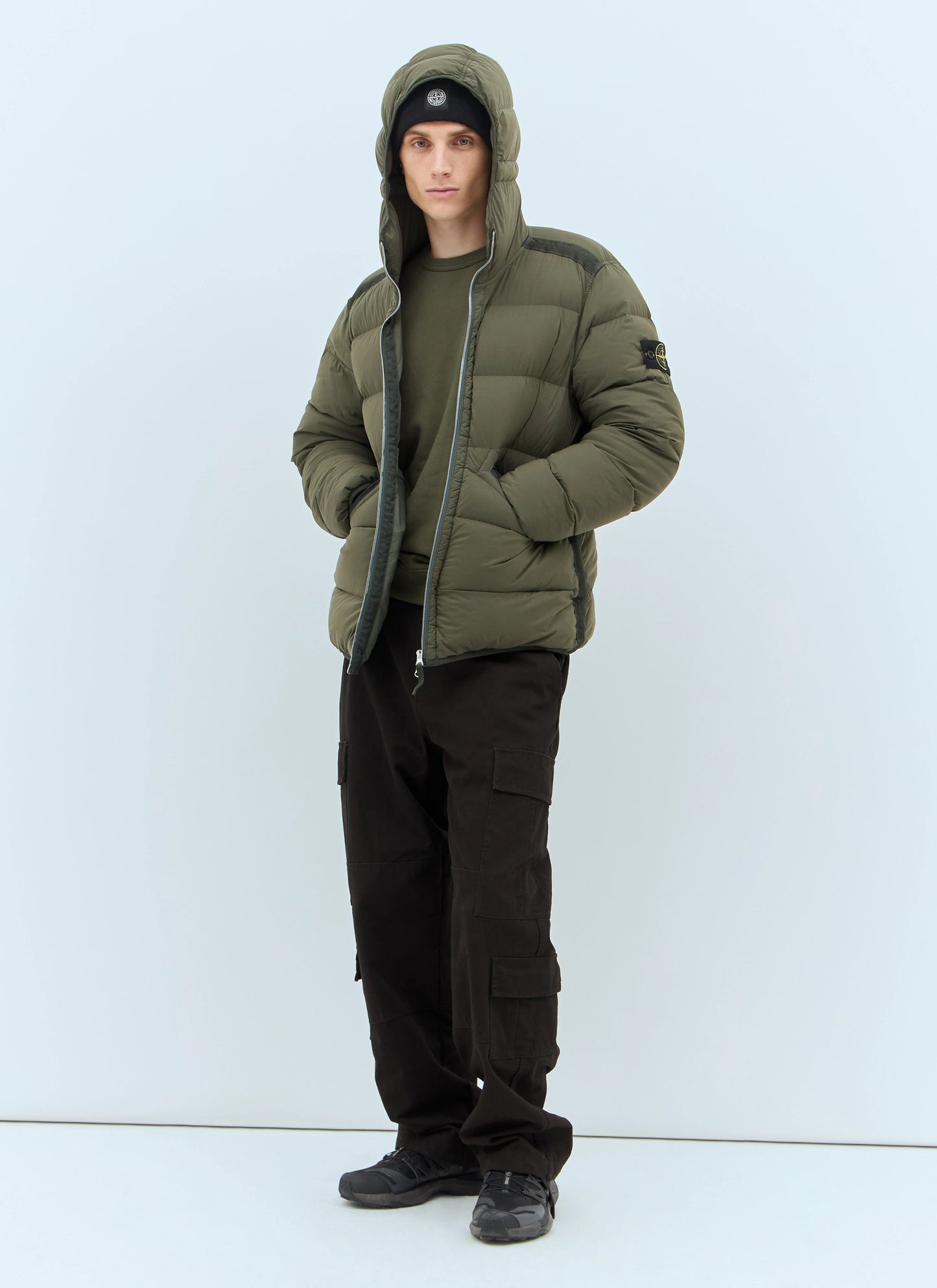 Пуховик чоловічий Stone Island Seamless Tunnel Nylon Down Jacket
