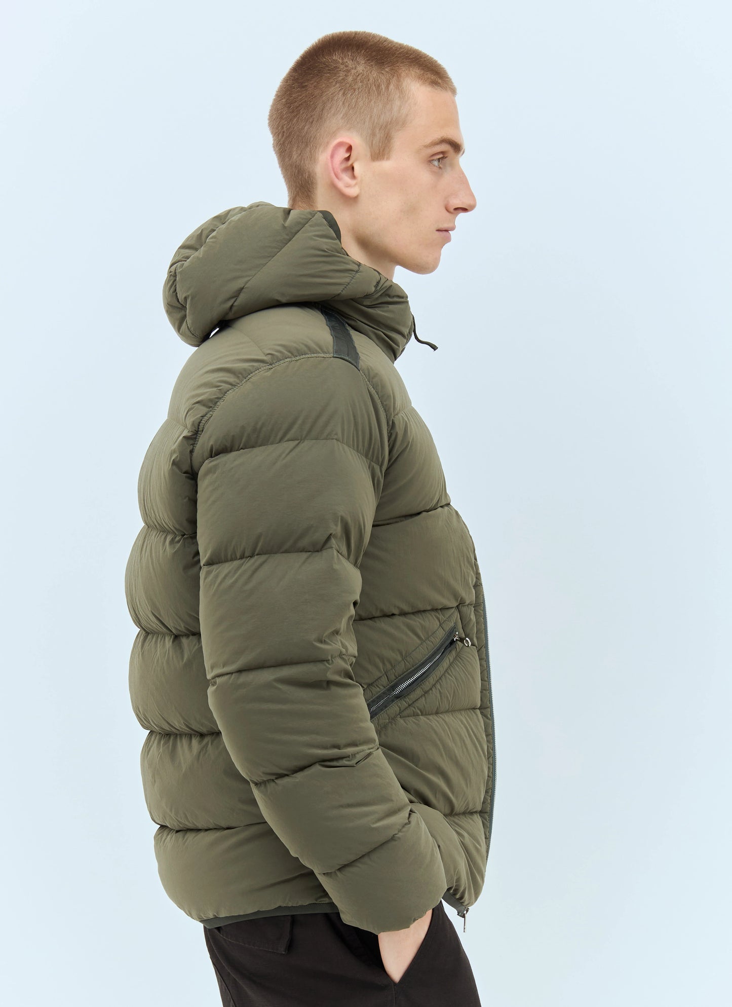 Пуховик чоловічий Stone Island Seamless Tunnel Nylon Down Jacket