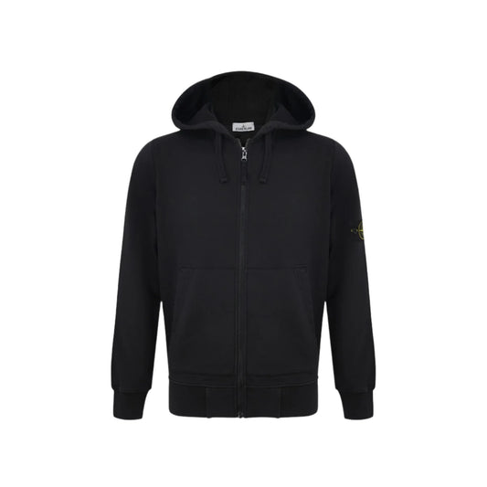 Кофта з капюшоном Stone Island Black Patch Zip Hoodie