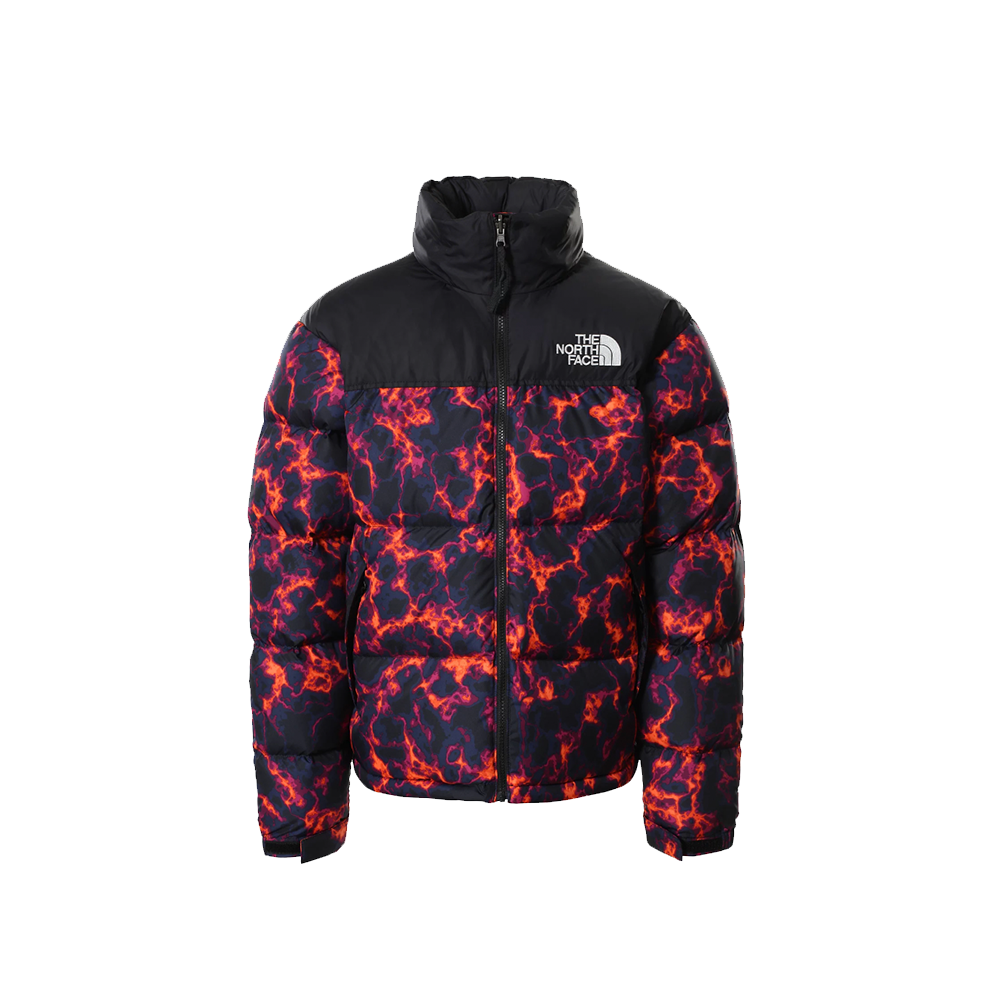 Куртка зимняя The North FACE Nuptse 1996 M Black Marble Camo Print