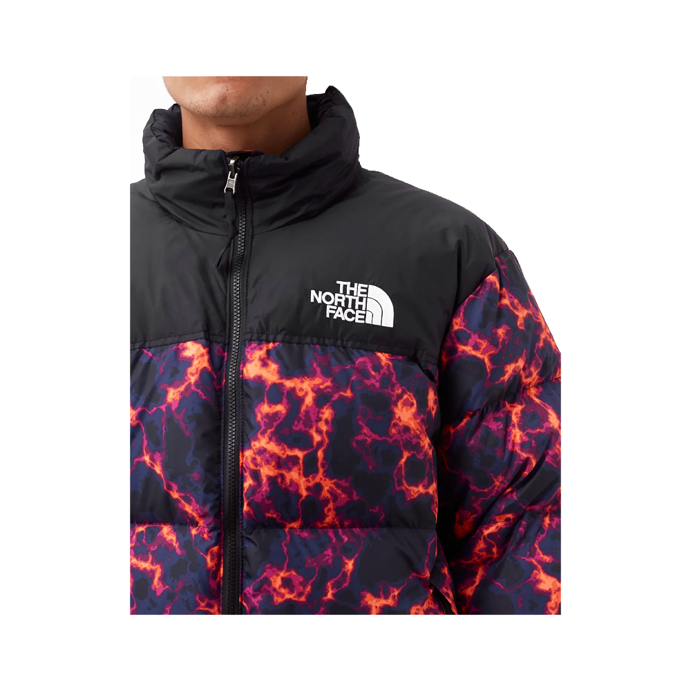 Куртка зимняя The North FACE Nuptse 1996 M Black Marble Camo Print