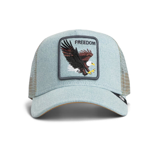 Кепка чоловіча Goorin Bros The Eagle Adjustable Trucker Hat Denim