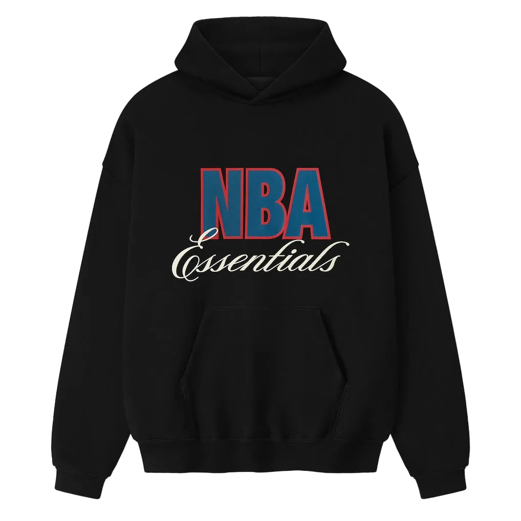 Худі унісекс Fear Of God ESSENTIALS x NBA 90's Black